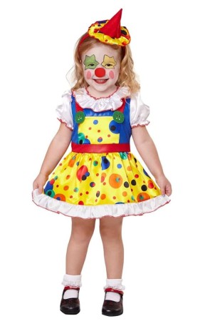 Disfraz Payasita Happy para niña