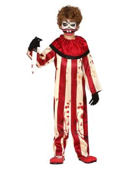 Disfraz Payaso Asesino Rayas infantil
