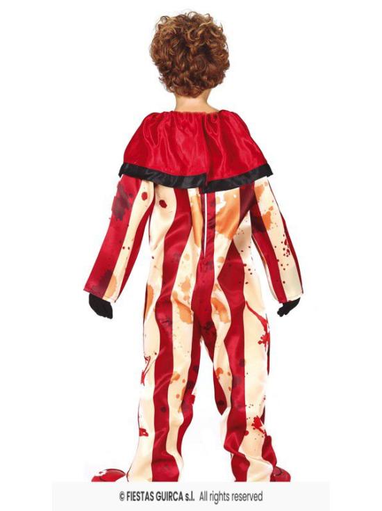 Disfraz Payaso Asesino Rayas infantil