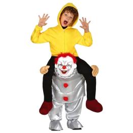 Disfraz Payaso Asesino Secuestrador talla infantil