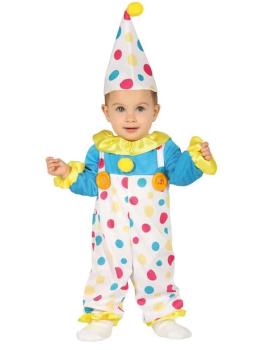 Disfraz Payaso Colorido talla Bebé