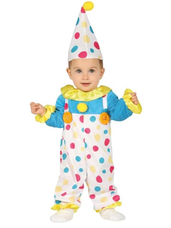 Disfraz Payaso Colorido talla Bebé