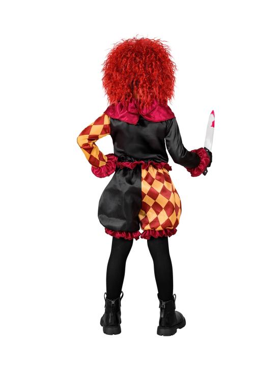 Disfraz Payaso de Terror Infantil – Chaqueta, Gorguera y Pantalones