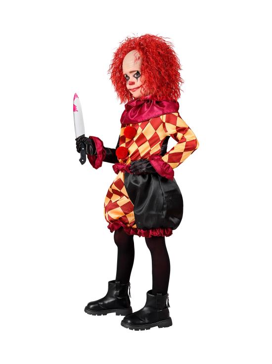 Disfraz Payaso de Terror Infantil – Chaqueta, Gorguera y Pantalones