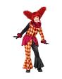 Disfraz Payaso de Terror niña– Chaqueta, Gorguera y Pantalones