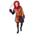 Disfraz Payaso de Terror para Hombre – Chaqueta, Gorguera y Pantalones