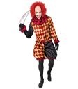 Disfraz Payaso de Terror para Hombre – Chaqueta, Gorguera y Pantalones