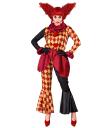 Disfraz Payaso de Terror para Mujer – Chaqueta, Gorguera y Pantalones