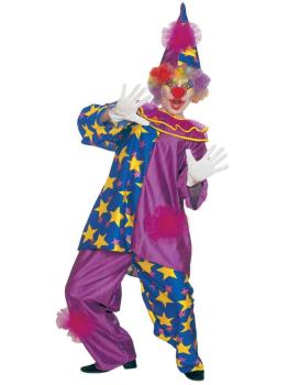 Disfraz Payaso Estrellado para Adulto