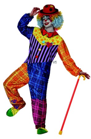 Disfraz Payaso Pícaro talla adulto