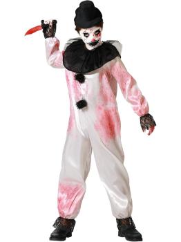 Disfraz Payaso Sangriento Blanco Terrifier Infantil