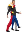 Disfraz payaso secuestro a caballito,