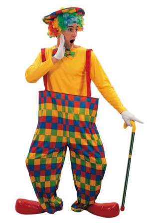 Disfraz Payaso Sorprendido para Adulto