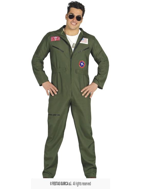 Disfraz Piloto de Caza Top Gun adultos