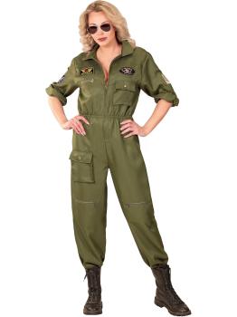 Disfraz Piloto de Combate Instructora Top Gun para Mujer