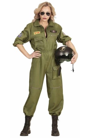 Disfraz Piloto de Combate Instructora Top Gun para Mujer