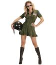 Disfraz de Piloto de Combate Top Gun Sexy para Mujer