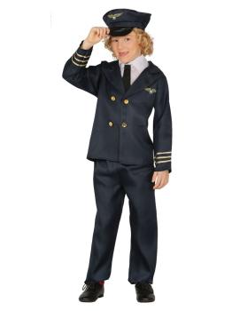 Disfraz Piloto Vuelo Comercial  para Niño
