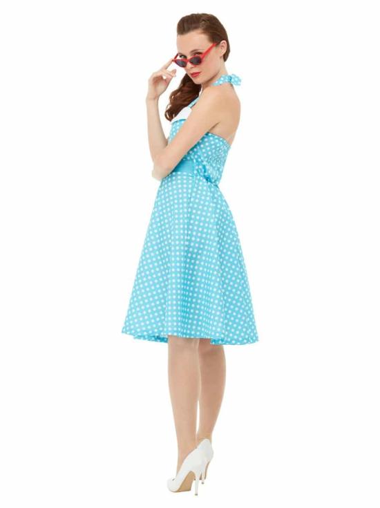Disfraz Pin Up años 50 Azul para adulta
