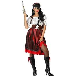 Disfraz Pirata Calavera Mujer chica