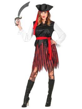 Disfraz de Pirata Caribeña del Mar para mujer