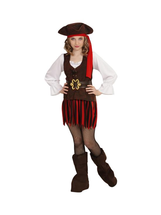 Disfraz Pirata Caribeña Tesoro  niña