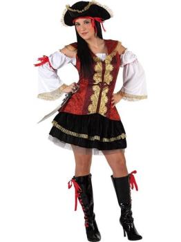 Disfraz Pirata Elegante mujer