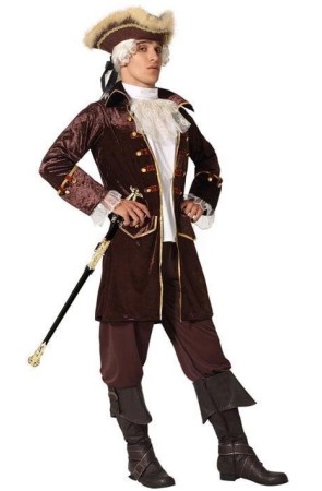 Disfraz Pirata Marrón  Hombre.