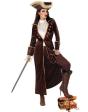 Disfraz Pirata Marrón para Mujer