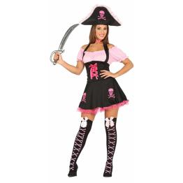 Disfraz Pirata Pink Lady chica