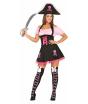 Disfraz Pirata Pink Lady chica