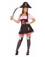 Disfraz Pirata Pink Lady chica