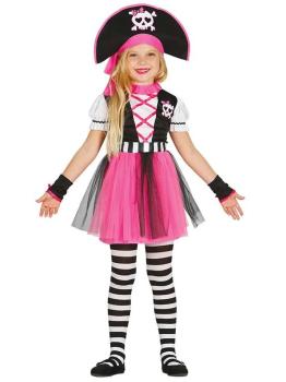 Disfraz Pirata Pink para niña