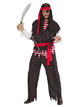 Disfraz Pirata Rebelde para hombre Super Económico