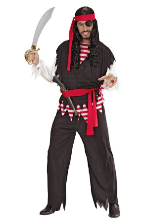Disfraz Pirata Rebelde para hombre Super Económico