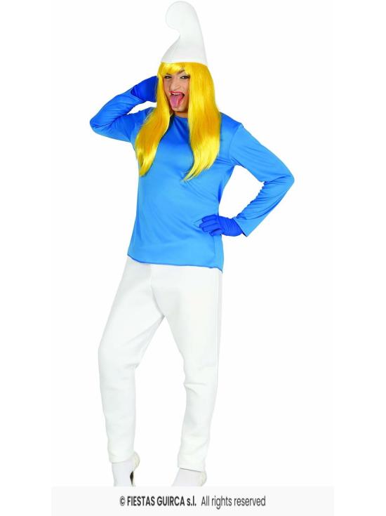 Disfraz Pitufo Enaníto Azul adulto