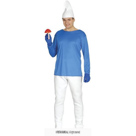 Disfraz Pitufo Enaníto Azul adulto