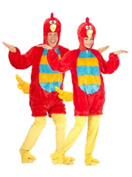 Disfraz Pájaro Rojo Fiesta para adultos
