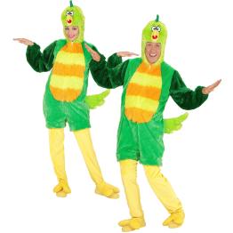 Disfraz Pájaro Verde Fiesta para adultos
