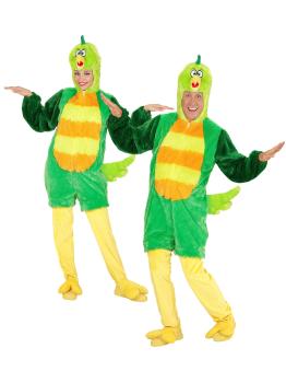 Disfraz Pájaro Verde Fiesta para adultos