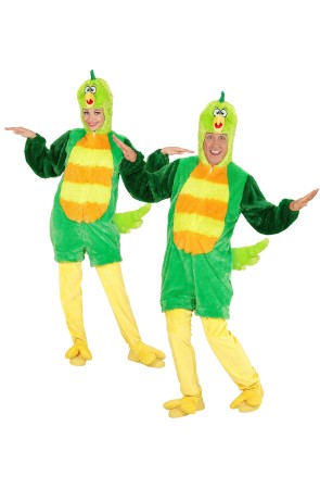 Disfraz Pájaro Verde Fiesta para adultos