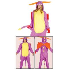 Disfraz Dragón  Morado Pokemon Talla única adulto unisex