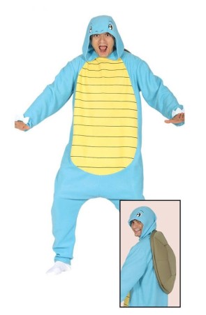 Disfraz Pokémon Tortuga Talla única adulto unisex