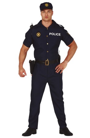Disfraz Policía Ciudad para adulto