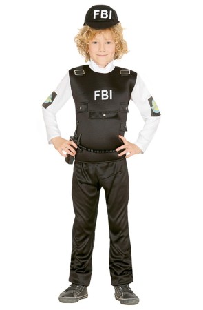 Disfraz Policía del FBI talla infantil
