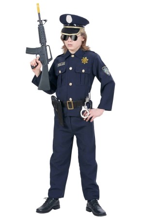 Disfraz Policía Lujo de niño