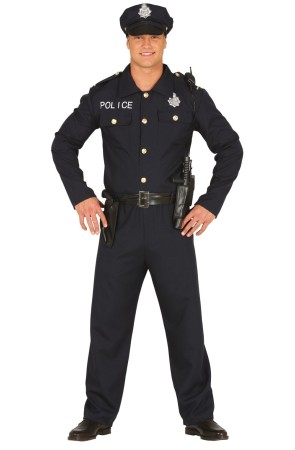 Disfraz Policía Malote para adulto
