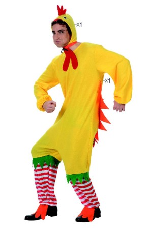 Disfraz Pollo Feliz adulto