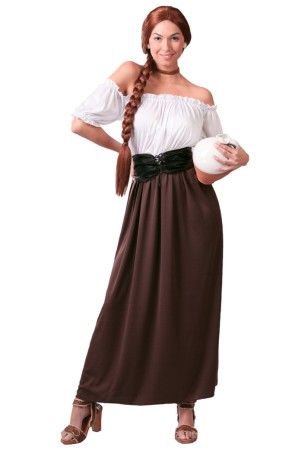 Disfraz adulta Posadera Medieval