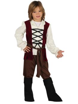 Disfraz Posadero o Mesonero medieval infantil